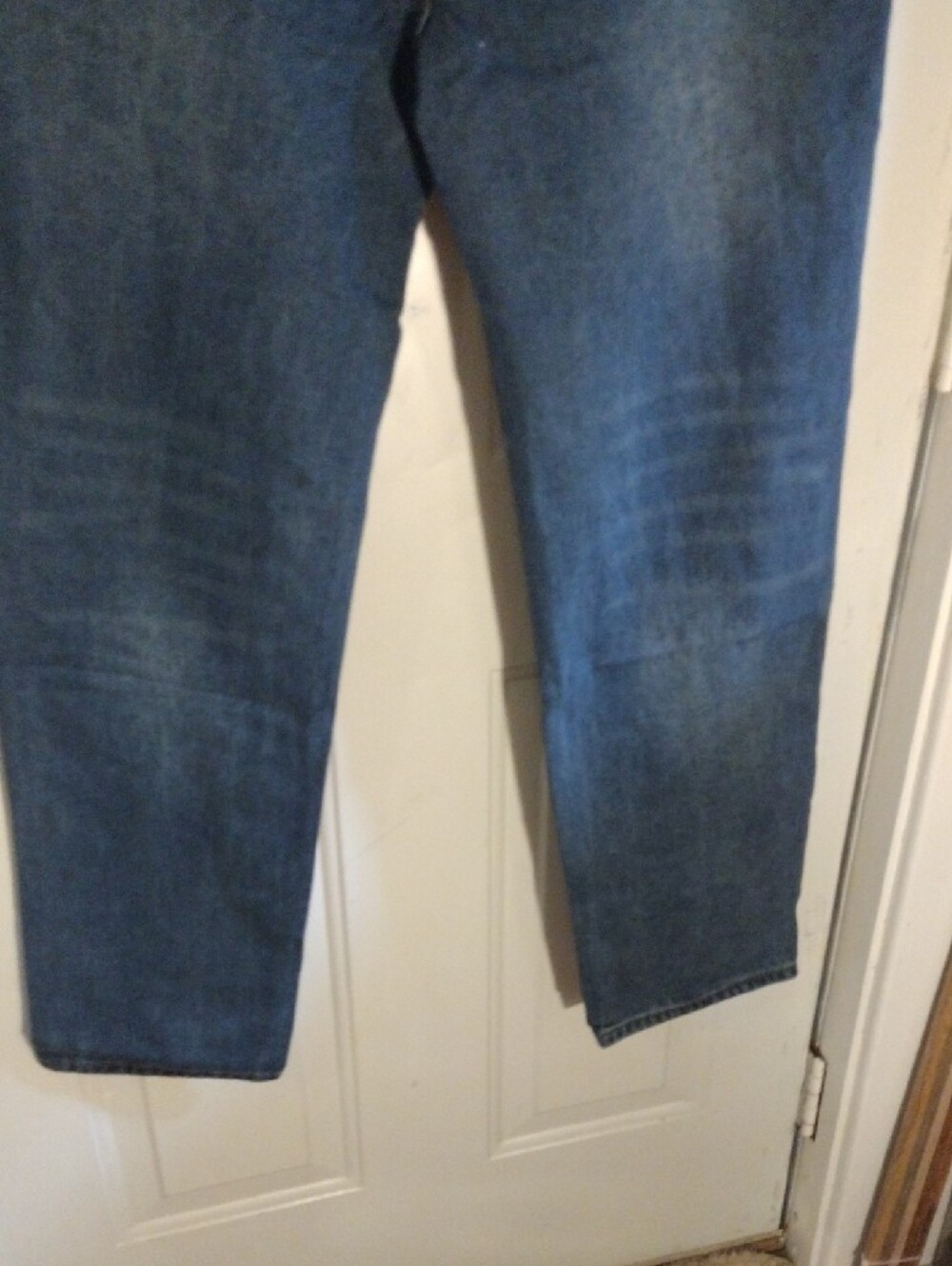 Distressed Blue Women’s Jeans - Classic Ripped Denim - Picture 6 of 6